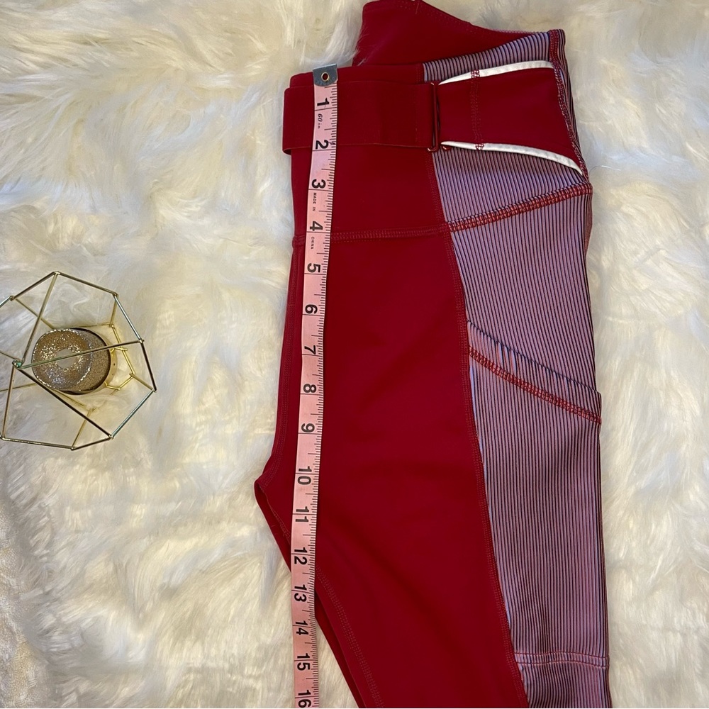 NWOT Free People Movement Hardio Cardio Leggings in Red Grape Size Medium - Picture 6 of 11